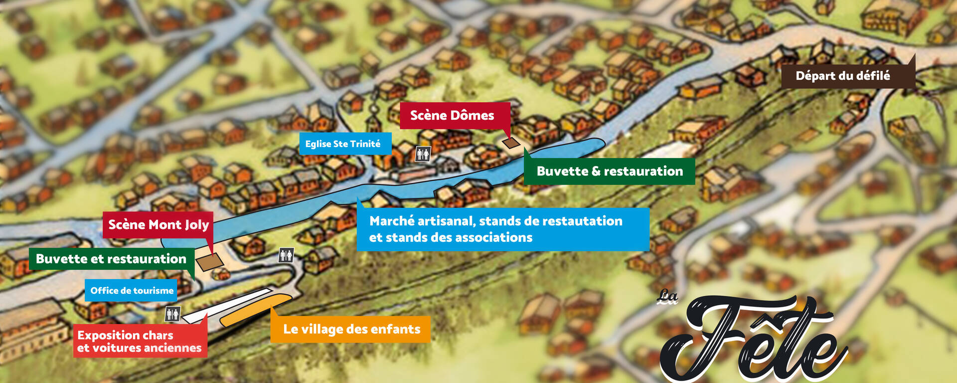 Plan de la Fête au Village 2025