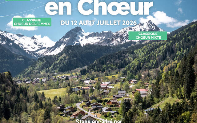 Semaine de chant choral "Vacances en chœur"  du 12 au 17 juillet 2026