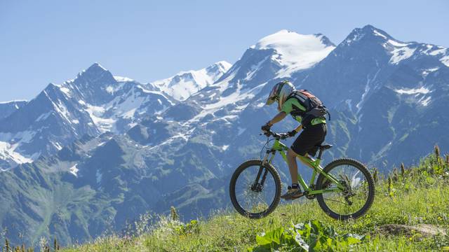 Mountain biking