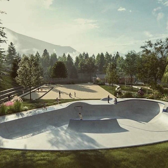 Le futur Bowl - photo Airline Skateparks