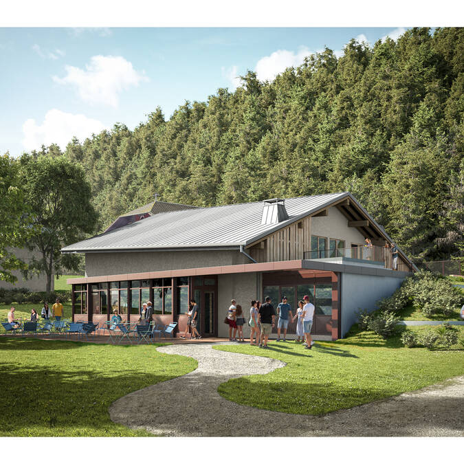 La future "Vieille Auberge de Notre-Dame de la Gorge" - crédit La Bivouac