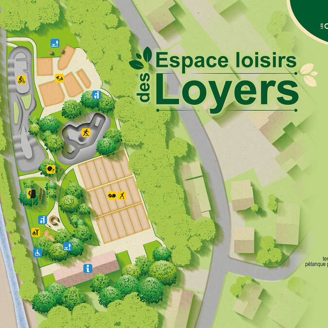 Plan Espace-Loisirs des Loyers - Les Contamines-Montjoie