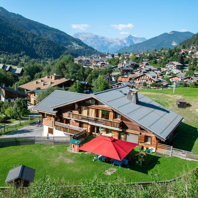 Garderie des Contamines en été